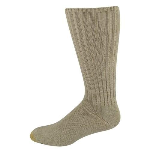 Gold Toe Socks Northport Cotton Crew Khaki 1 Pair
