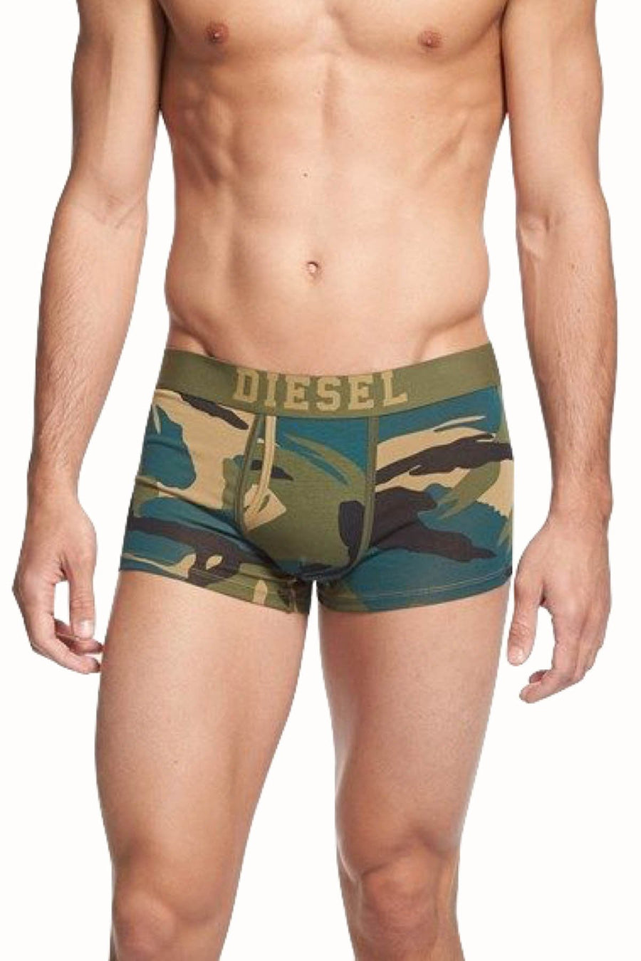 Diesel Green Camo Semaji Boxer Brief