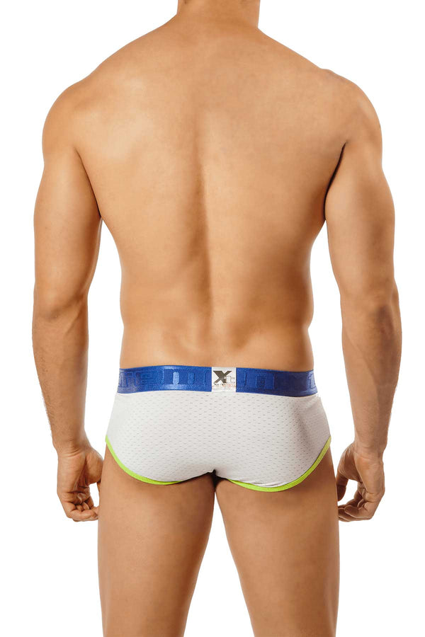 XTREMEN White/Blue/Green Sport Brief