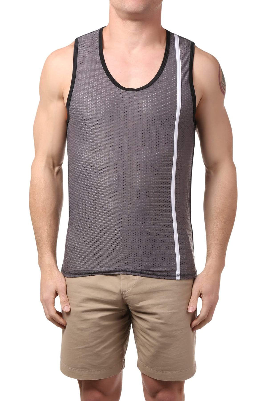 Gigo Grey Joki Ses Tank Top