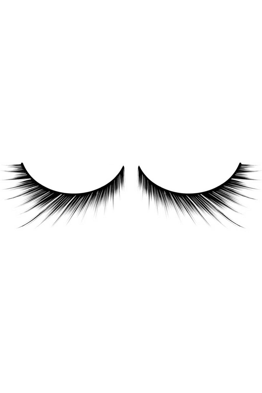 Baci Black Angled Natural Look Eyelashes