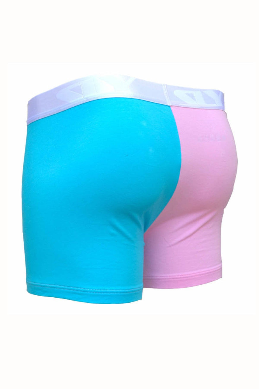 Sly Blue & Pink Multi Blow My Trumpet Boxer Brief & Socks Pack