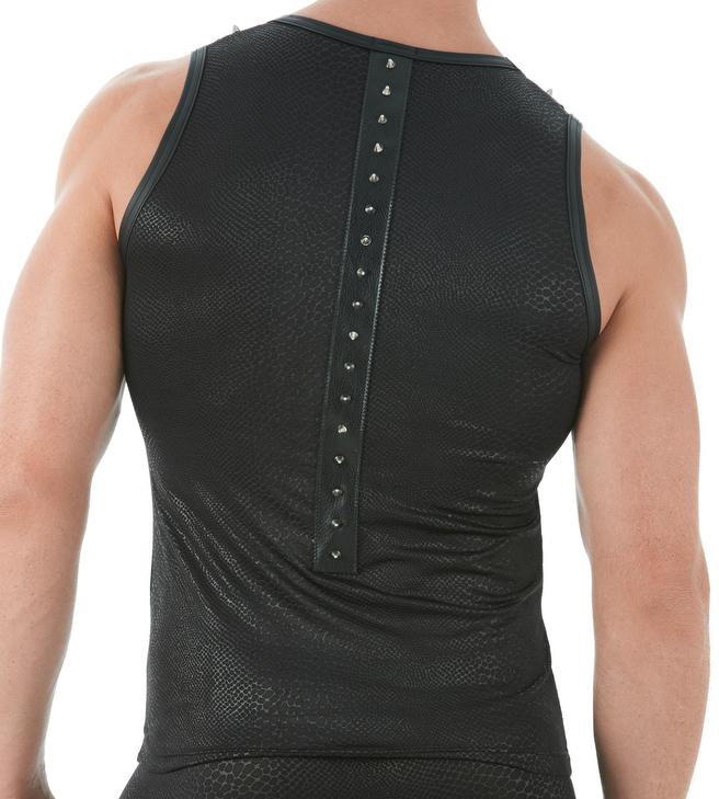 Gregg Homme Black Diablo Studded Tank Top