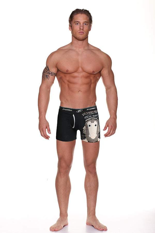 Freemen Black Music Lion Boxer Brief
