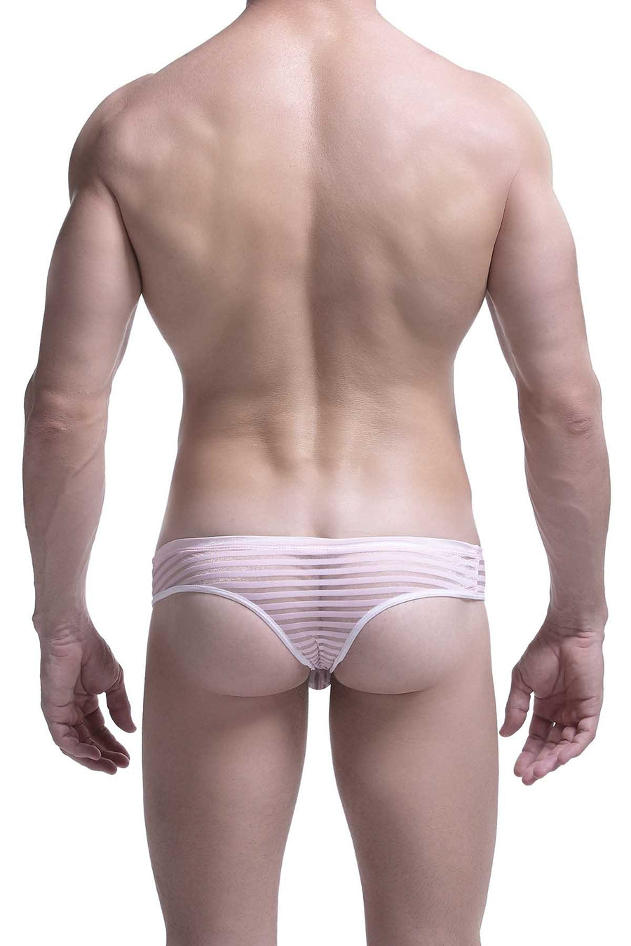 PetitQ Pink Mesh Stripes Micro-Trunk