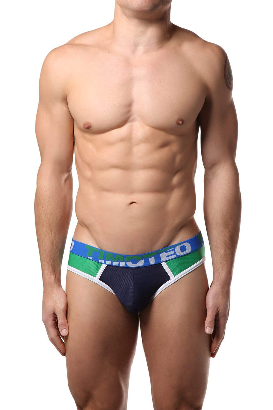 Timoteo Green Shockwave Athlete Jock-Brief
