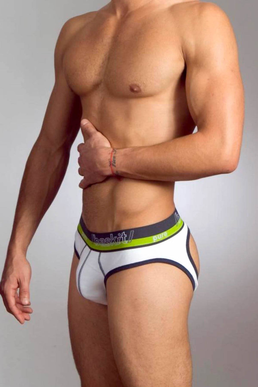 Baskit White Pure Jock-Brief