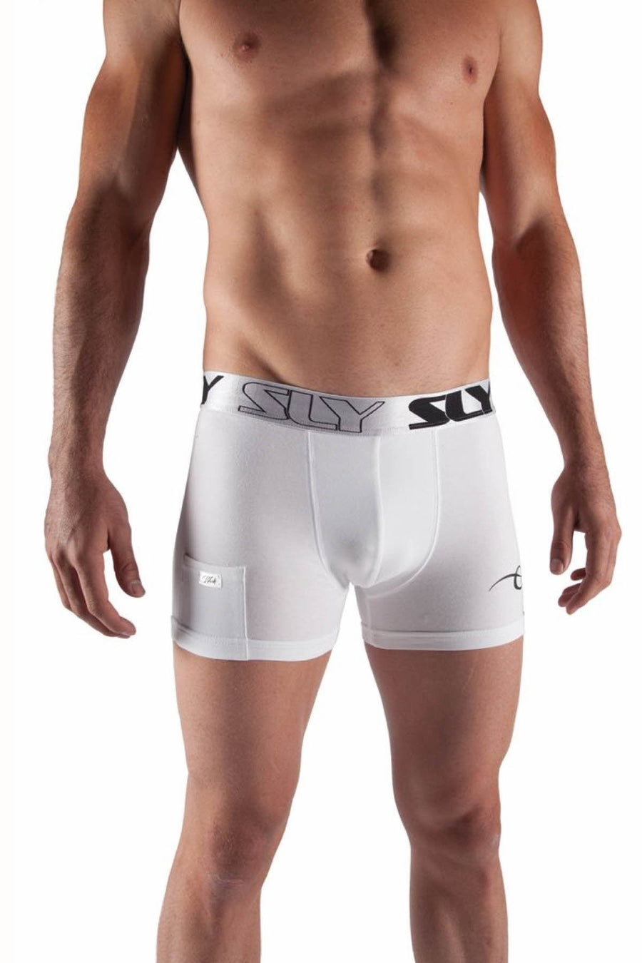 Sly White Solid Boxer Brief