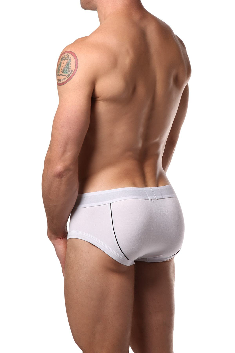 James Tudor White Athletic Brief