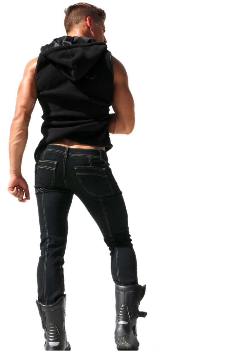 Rufskin Black Newton Sleeveles Hoodie