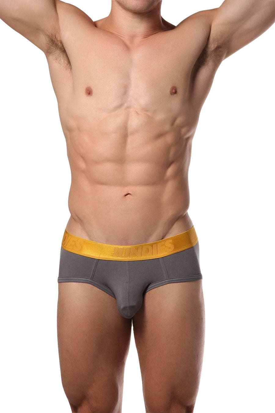 CheapUndies Charcoal Metallic Brief