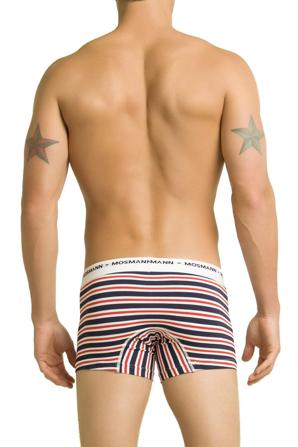Mosmann Red & Blue Striped Bradley Boxer