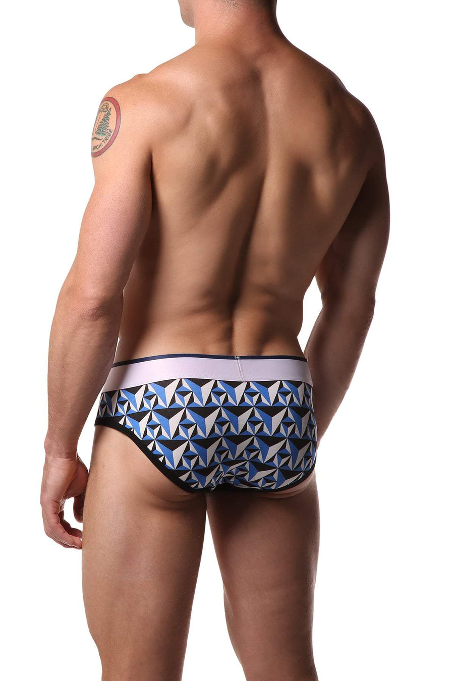 Jam Blue Geometric Brief