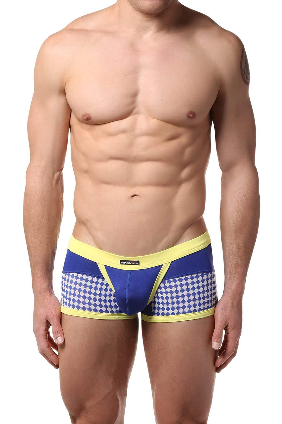 Manview Yellow Checkered Trunk