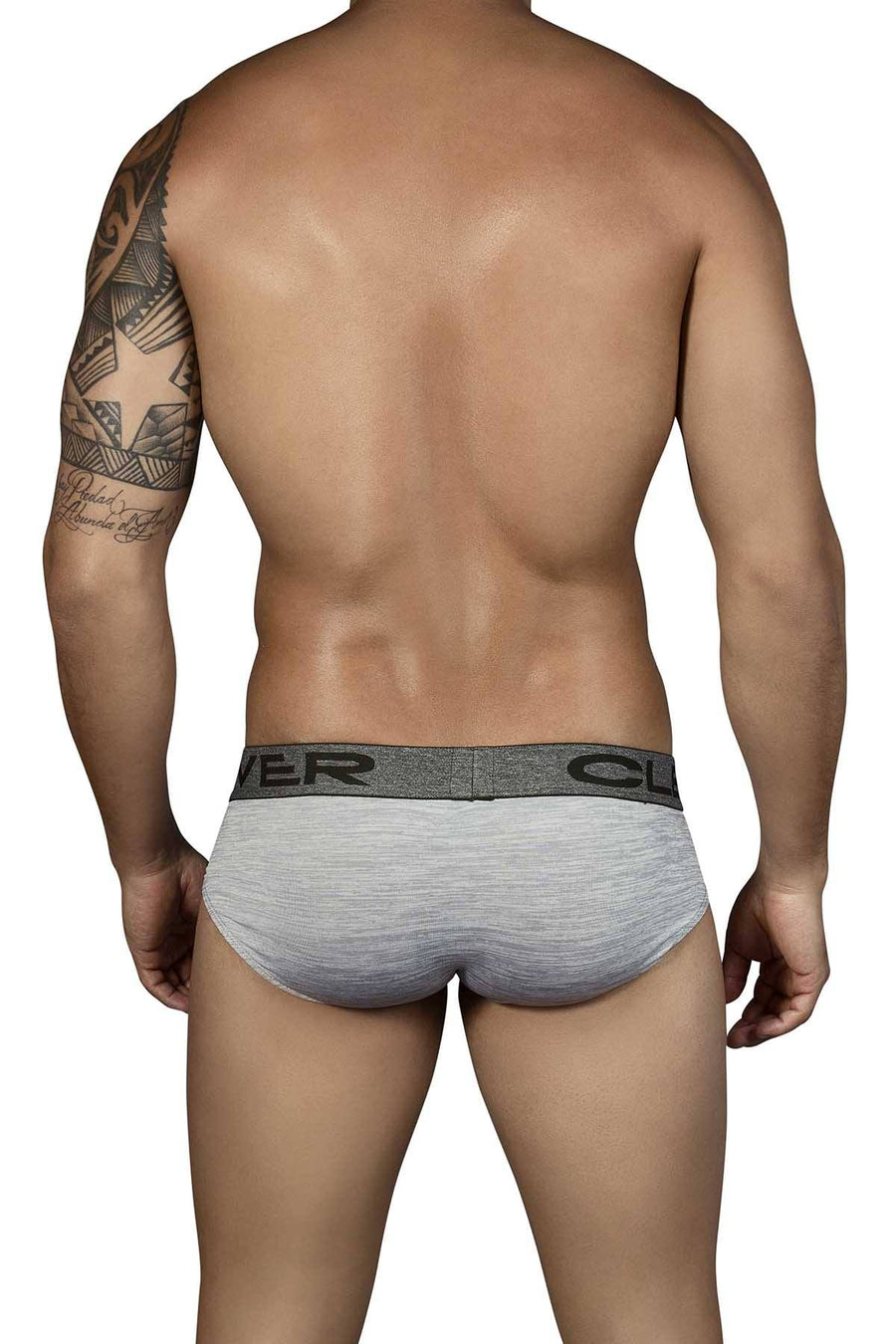 Clever Grey Mottled Latin Brief