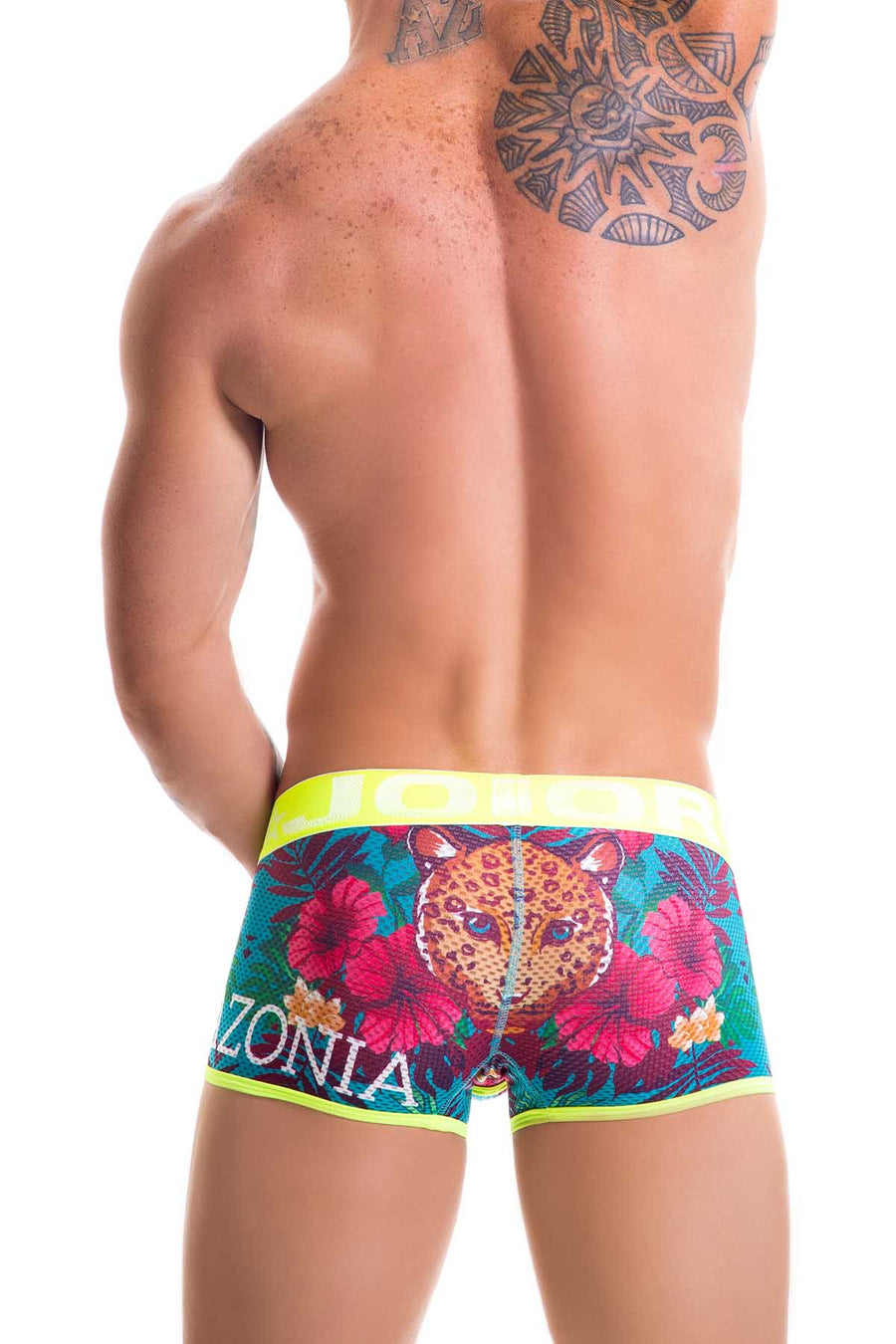 Jor Jungle-Print Amazonia Boxer Trunk