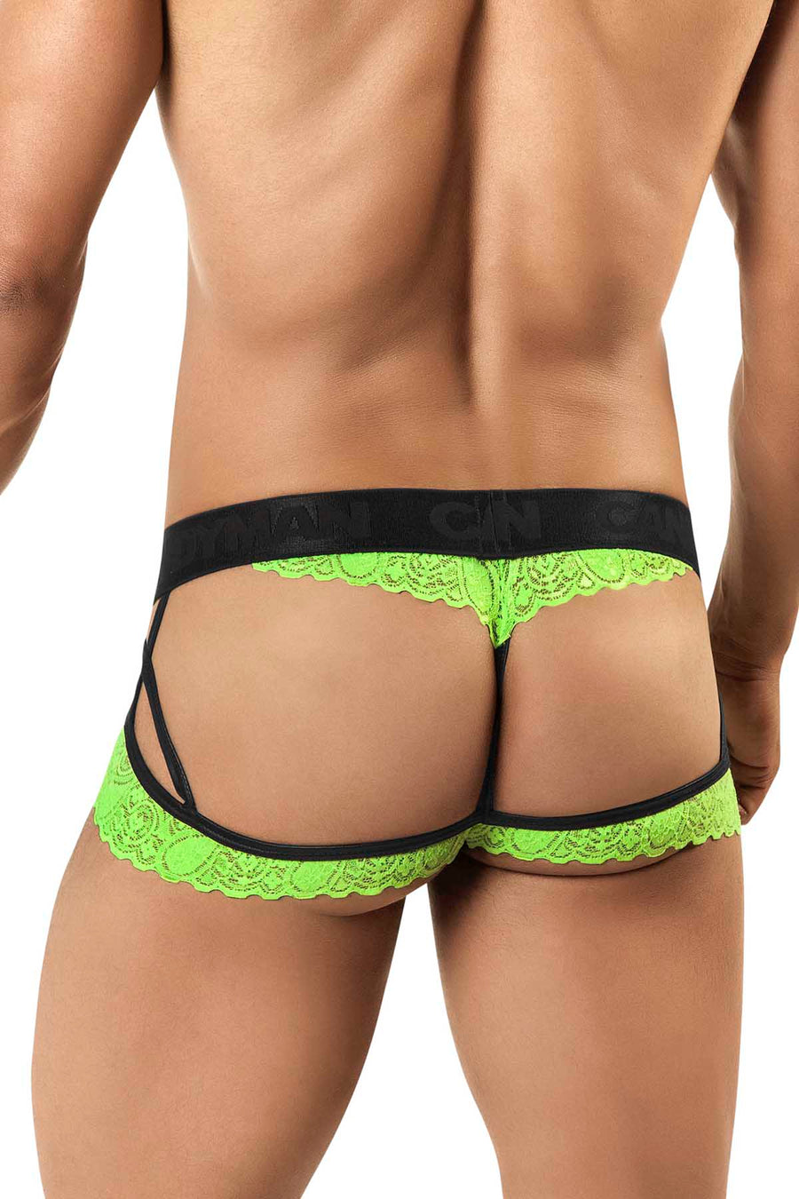 Candyman Green Lace Jock Thong