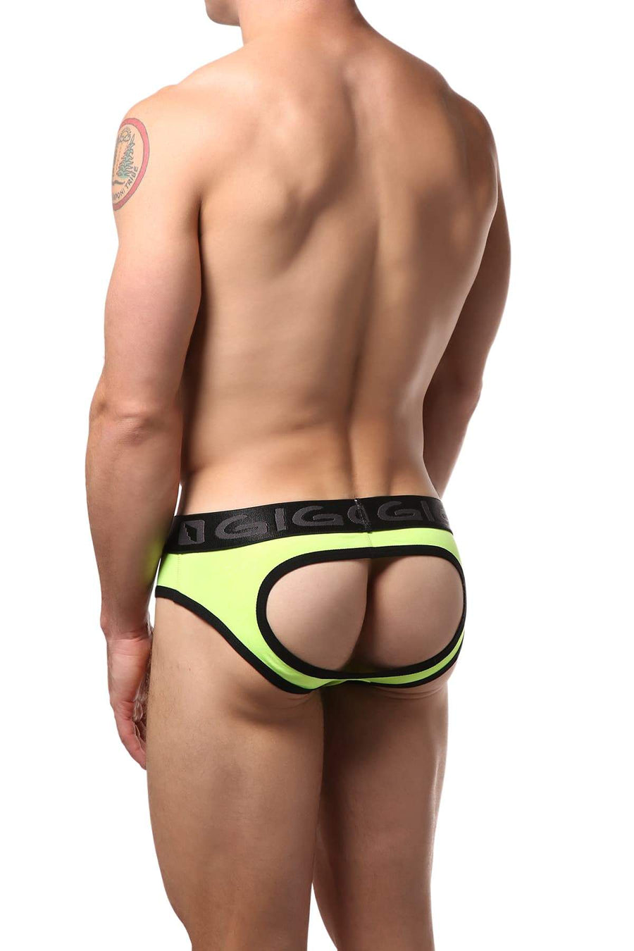 Gigo Pattern Yellow Jock-Brief