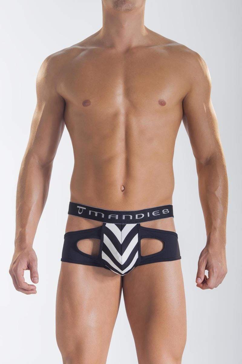 Mandies Black Antigravitational Boxer Thong