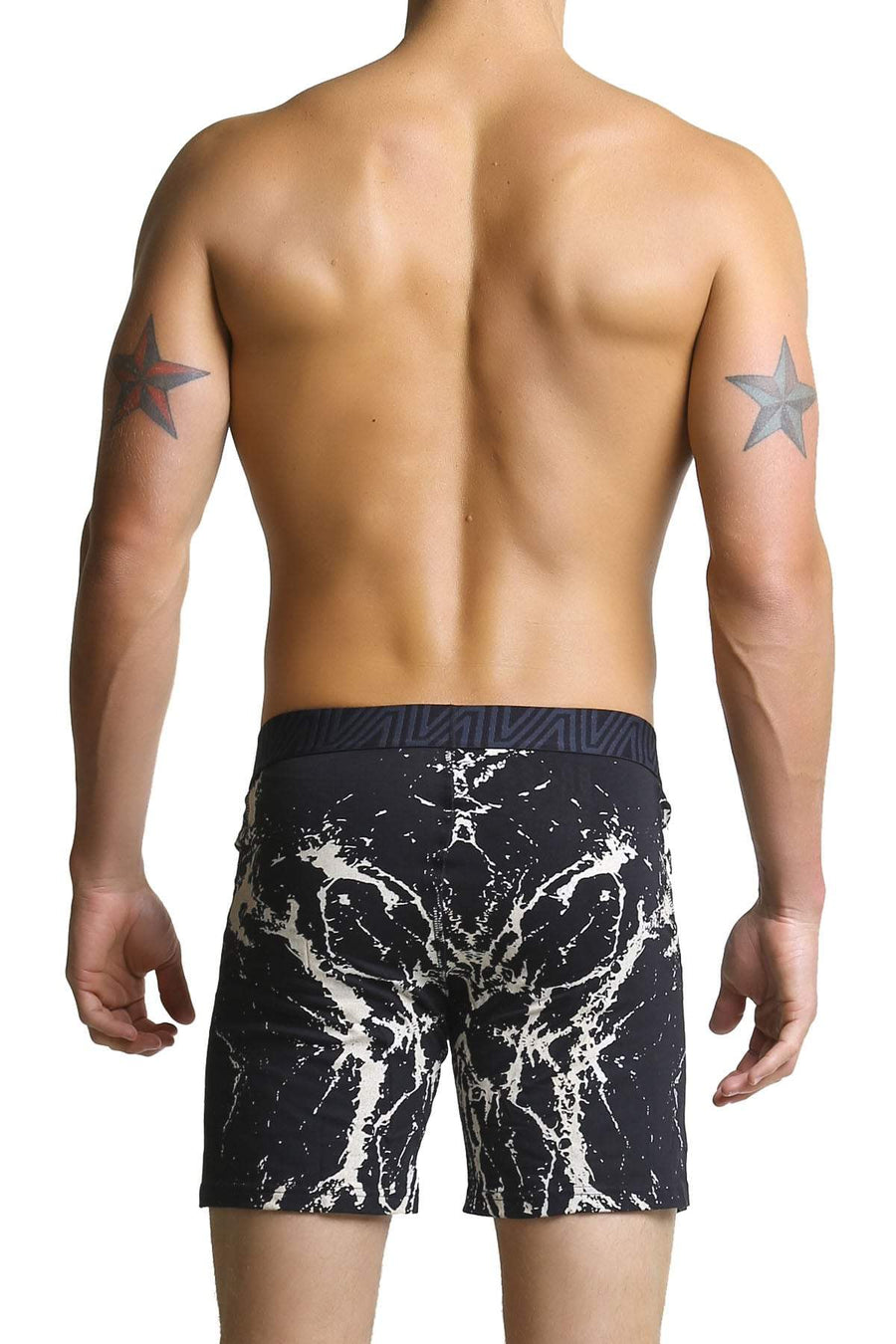 BR4SS Black Water Stripe Boxer