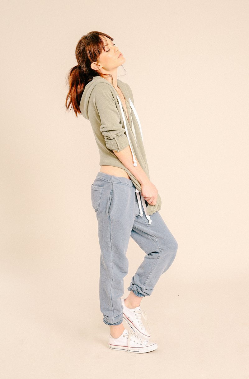 Rxmance Sport Green Hooded Zip Sweatshirt