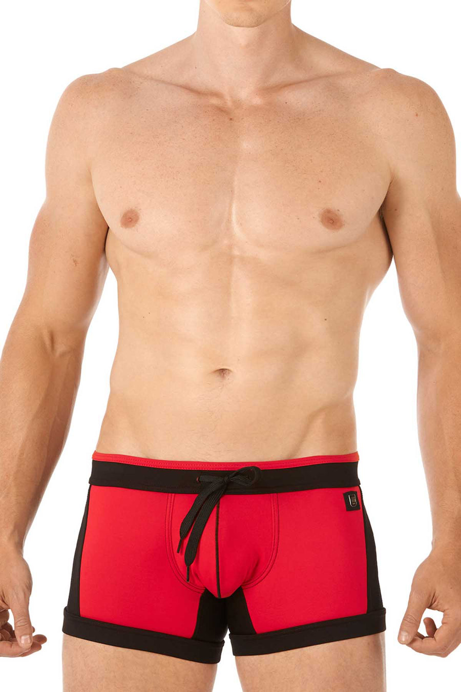 Gregg Homme Red Deep Dive Swim Trunk