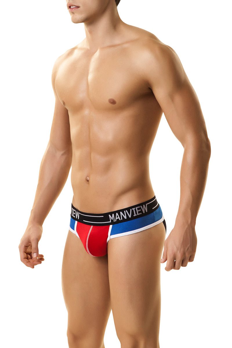 Manview Red & Blue City Boy Jockstrap