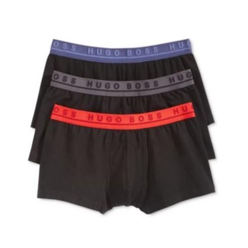 BOSS Underwear 3 Pack Cotton Stretch Trunks Large