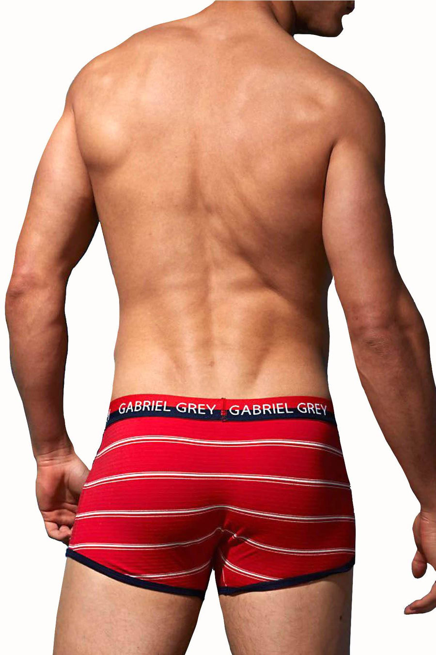 Gabriel Grey Red Varsity Trunk