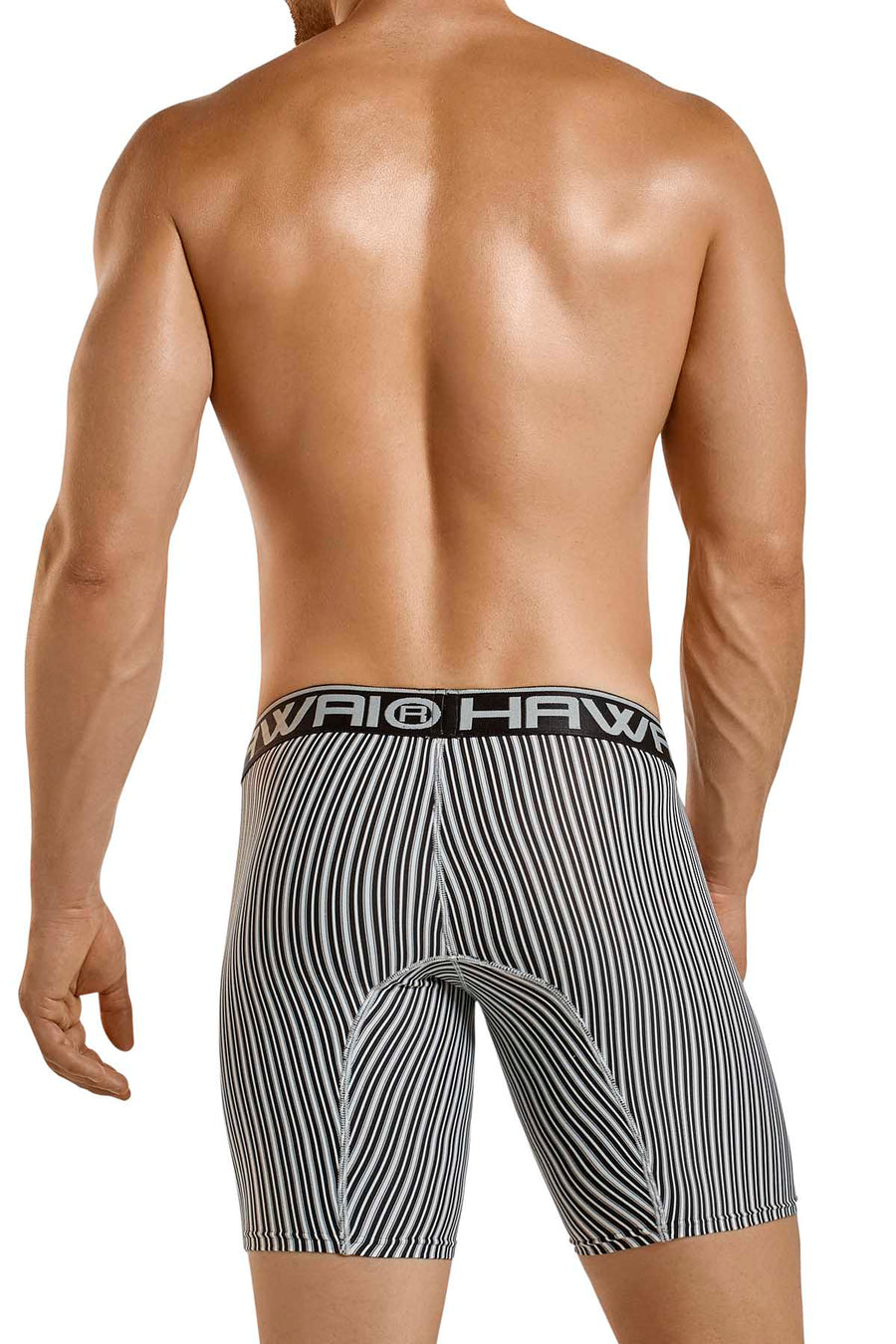 Hawai Black & White Stipe Boxer
