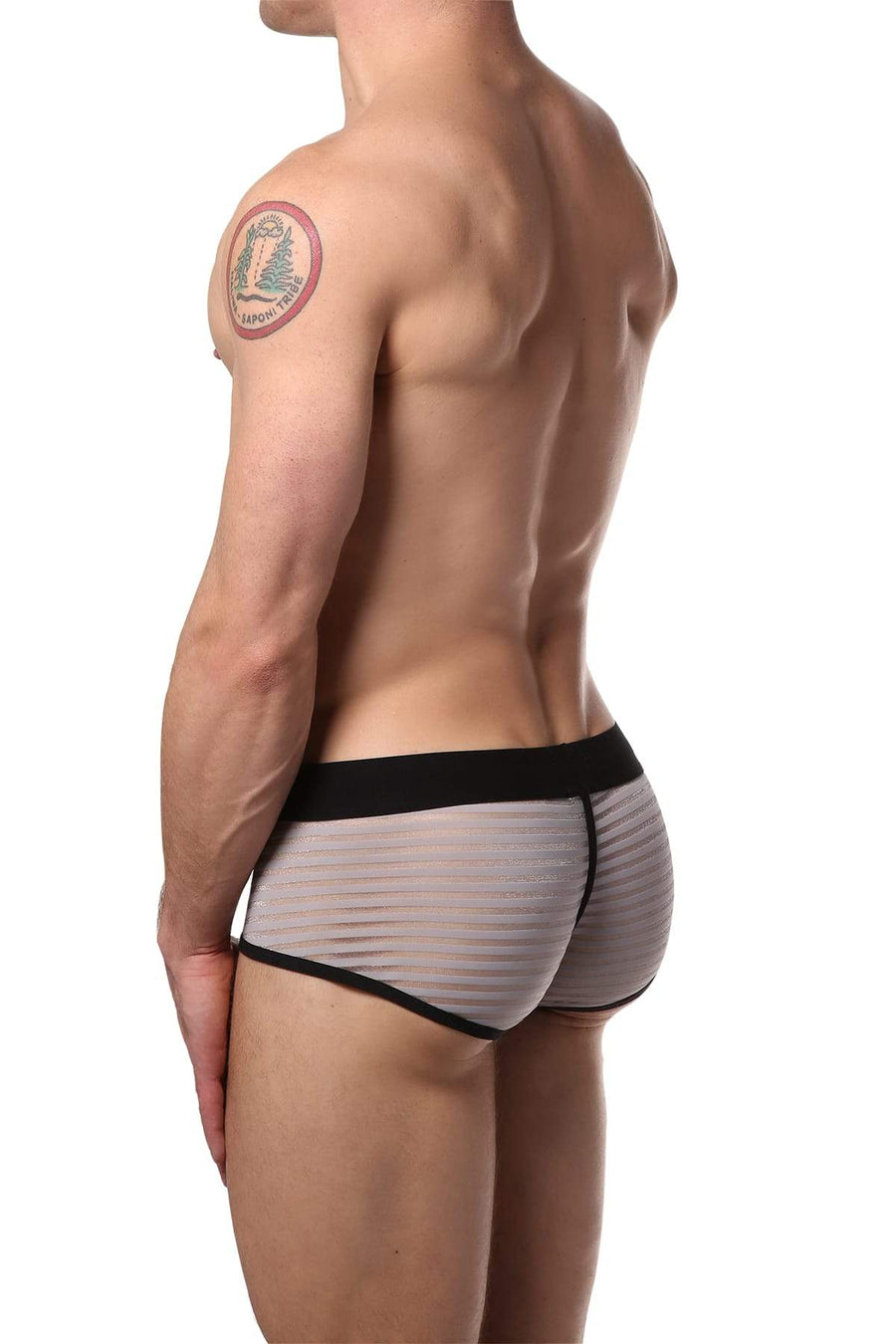 EppureLuca Grey Sergio Low-Rise Sport Brief