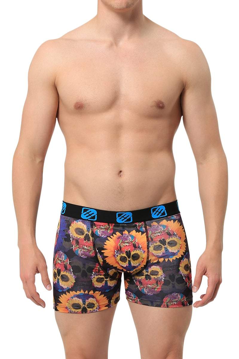 Freegun Floral Skull Boxer Brief