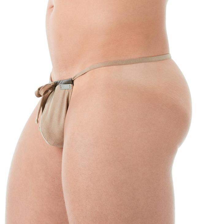 Gregg Homme Sand Wild West Faux-Suede String