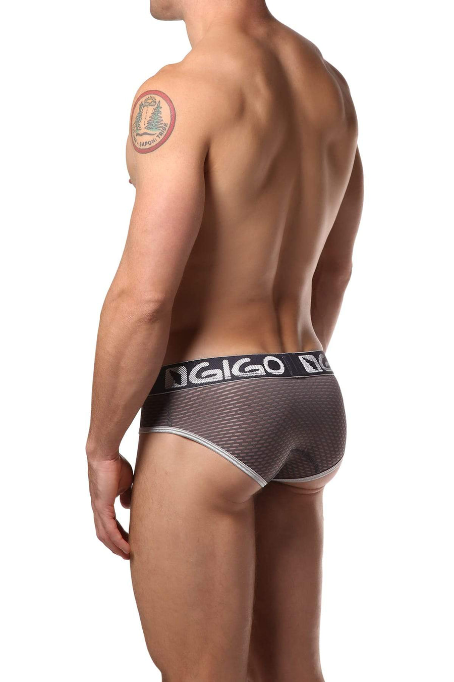 Gigo Grafic Grey Brief