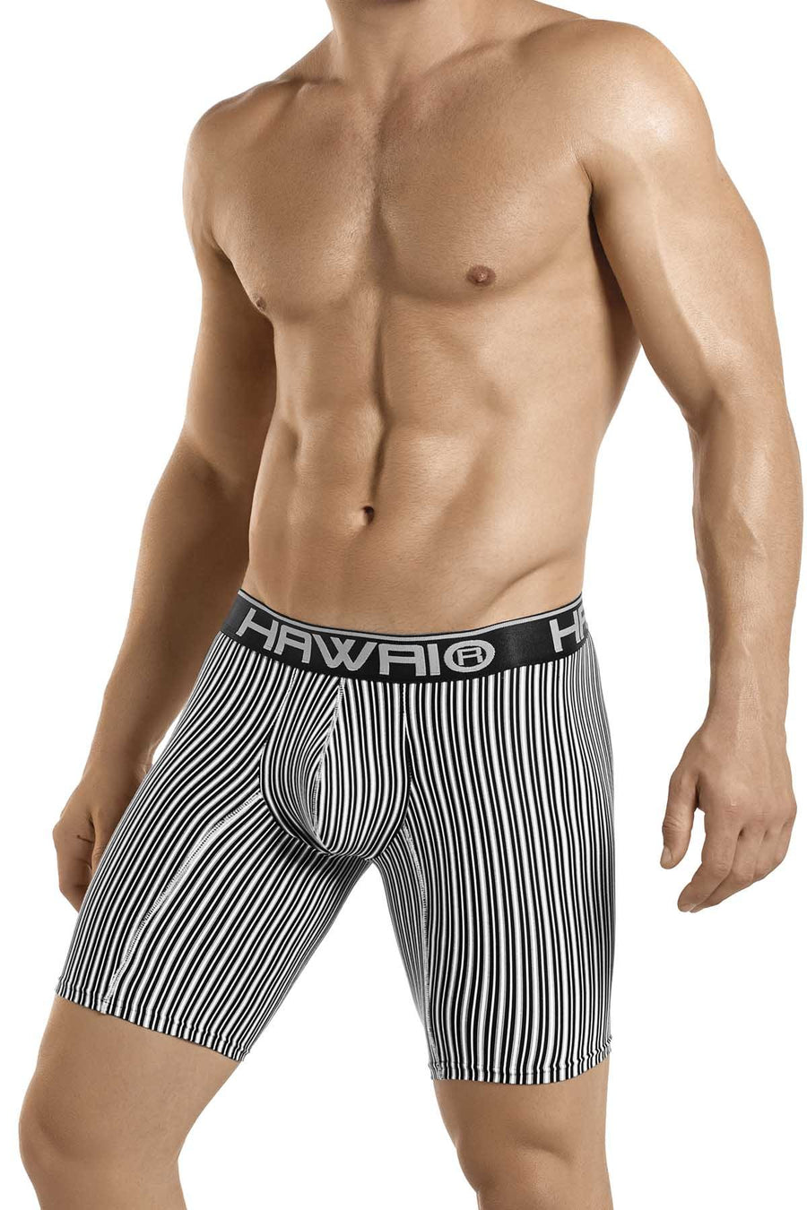 Hawai Black & White Stipe Boxer