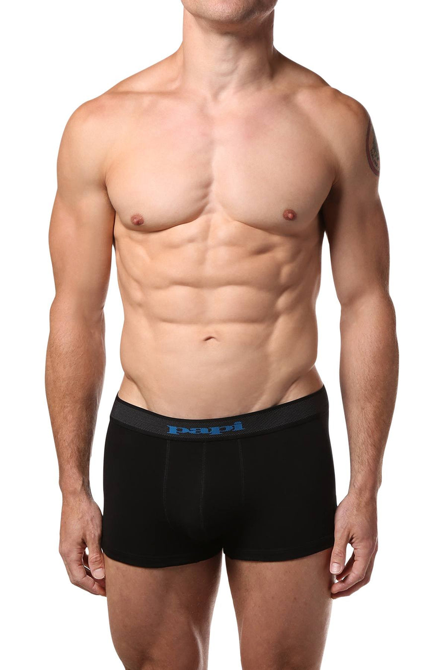 Papi Ocean/Black/Print Brazilian Trunk 3-Pack