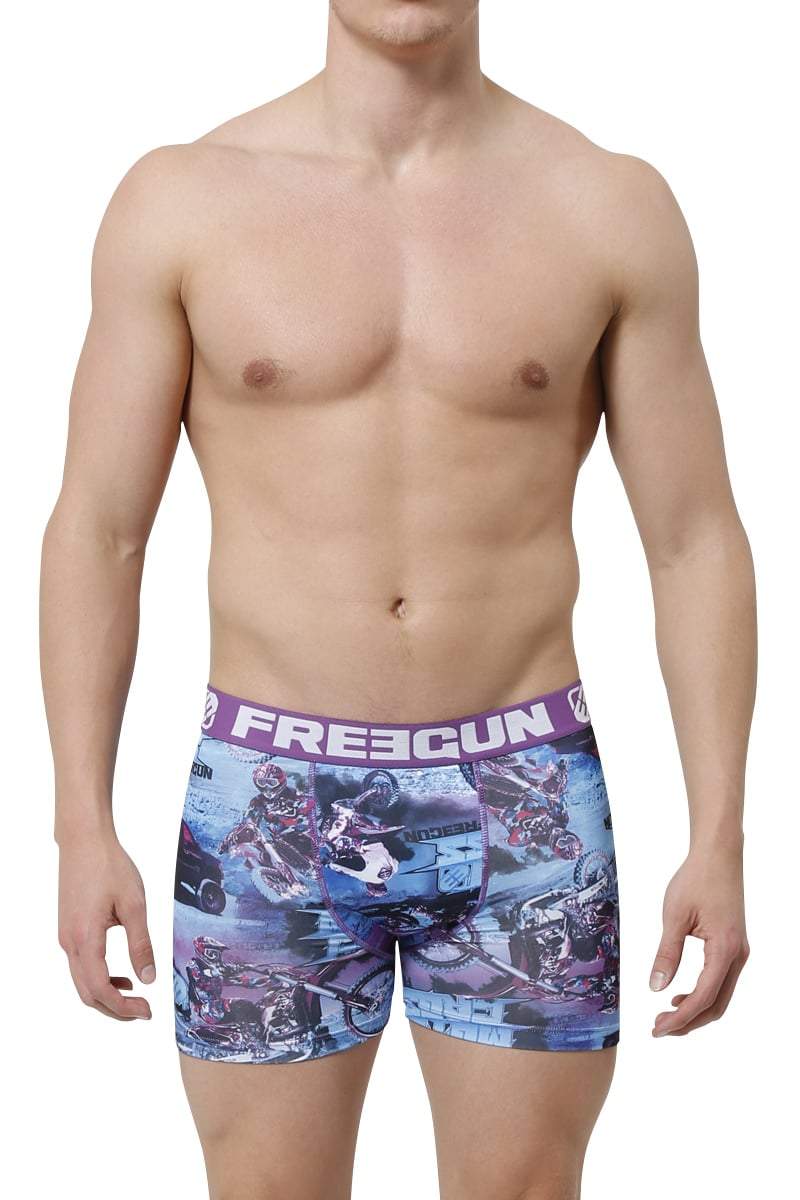 Freegun Violet Motor Cross Boxer Brief