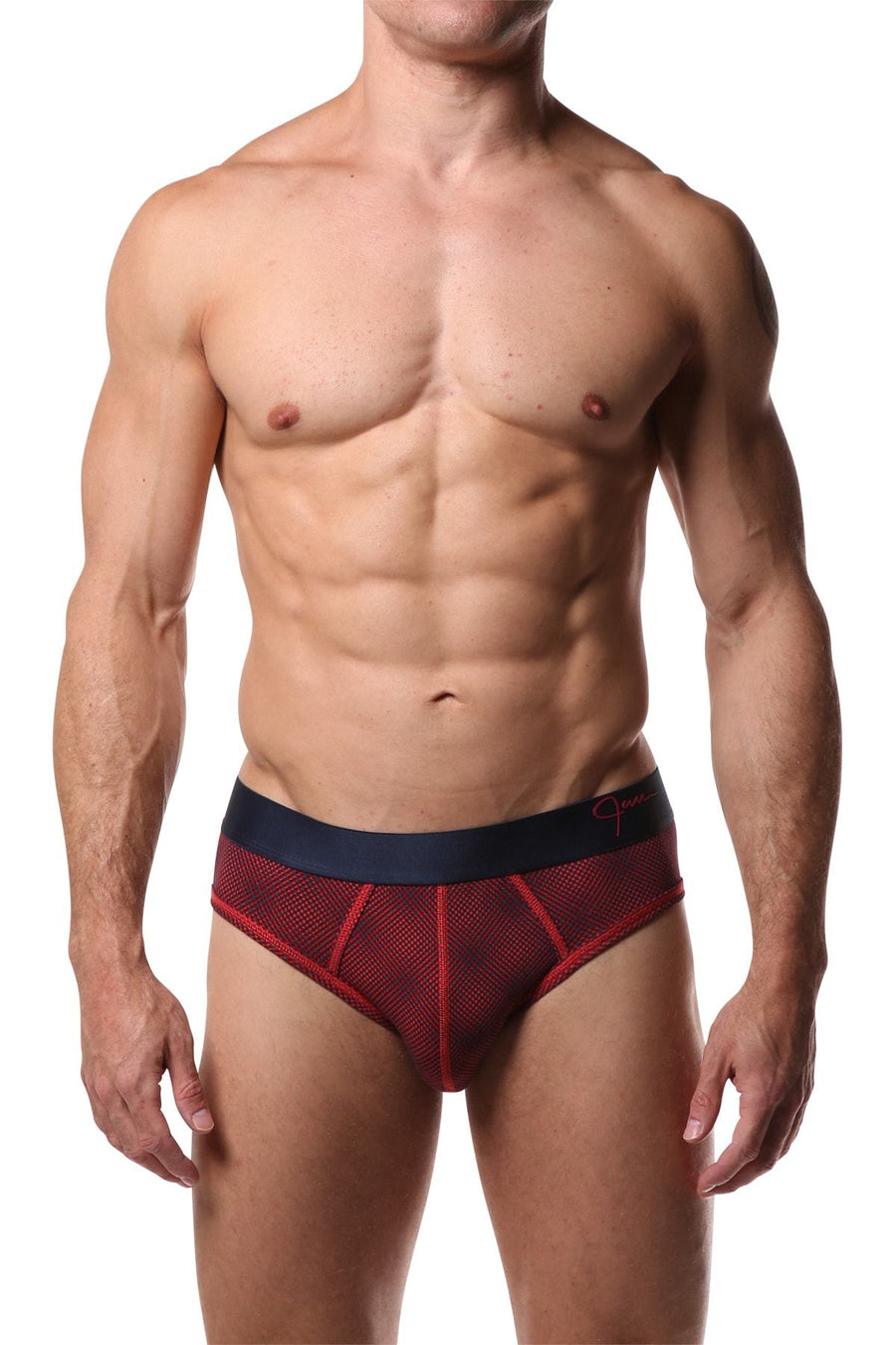 Jam Orange Print Brief