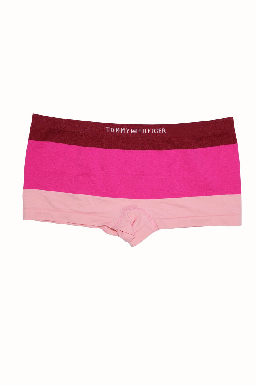 Tommy Hilfiger Pink Ombre-Stripe Seamless Boyshort