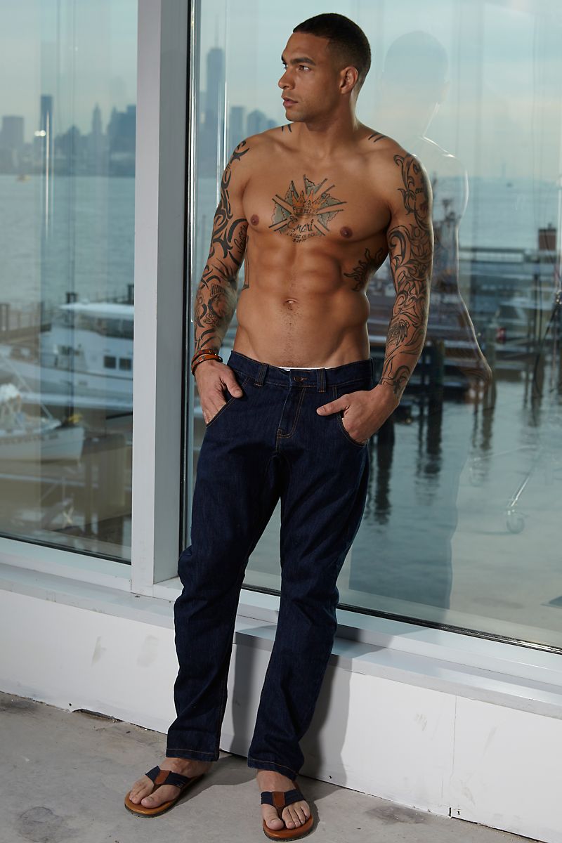 P.O.V. Blue Raw Arc Jean