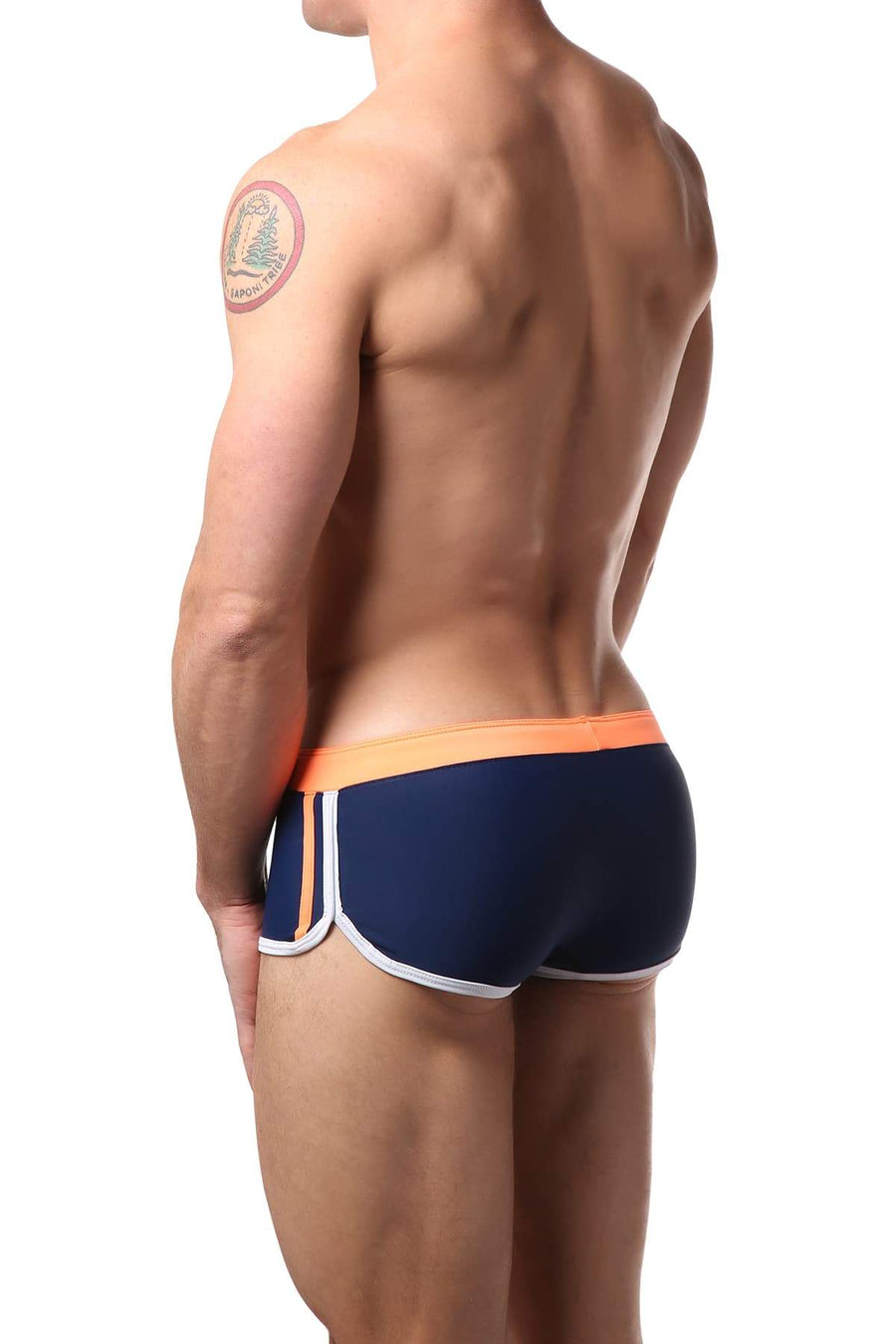 Gigo Blue & Orange Hot Swim Boxer
