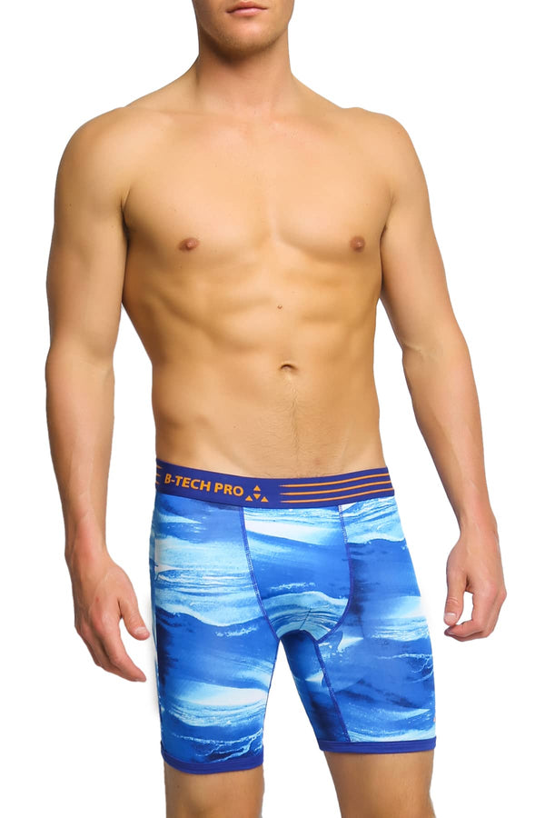 Balanced Tech Blue Performance Boxer Brief