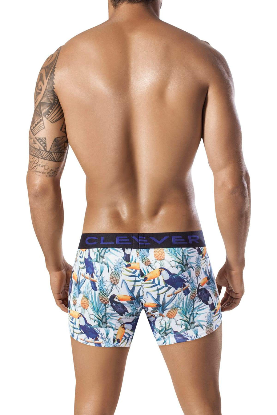 Clever White Toucan Mania Boxer