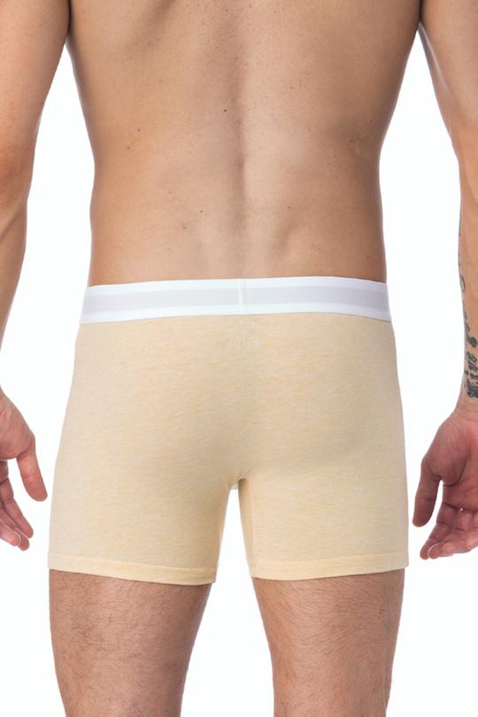 WOOD Straw Yellow Heather Boxer Brief