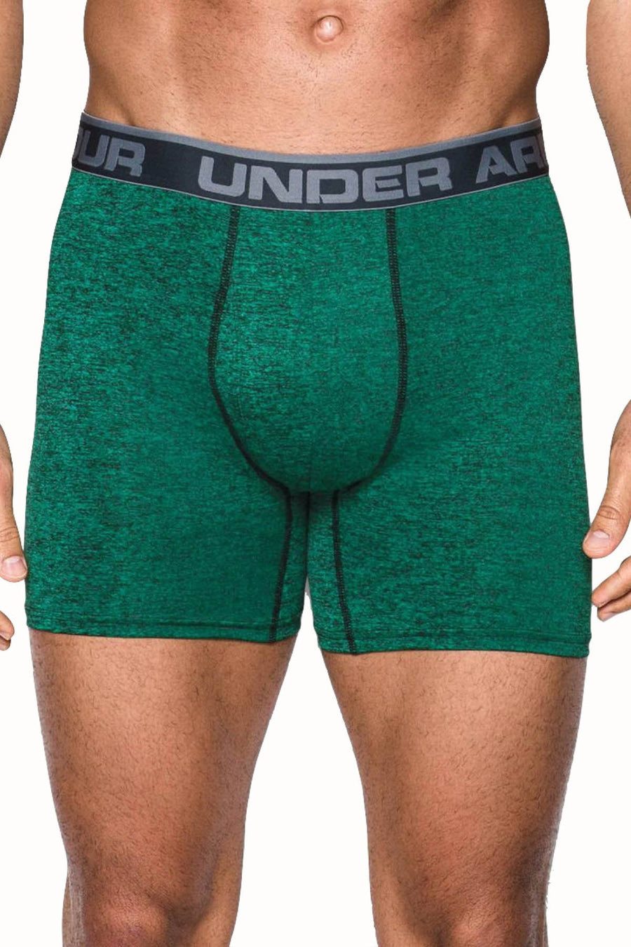 Under Armour Green/Black HeatGear Boxer Brief