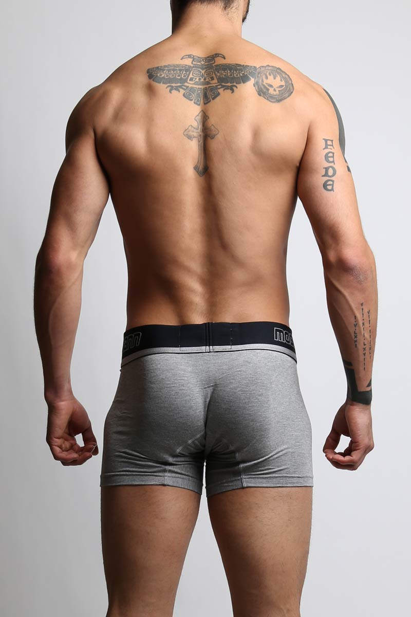 Mosmann Heather Grey Long Boxer