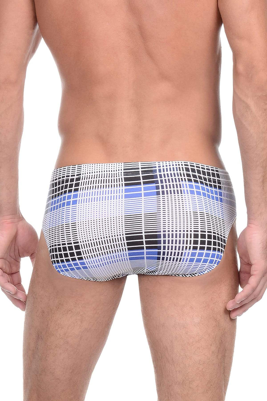 2(X)IST Plaid Black Mod Modal Bikini