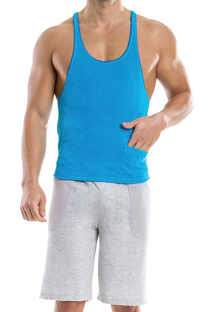 Modus Vivendi Blue Candy Tank Tops