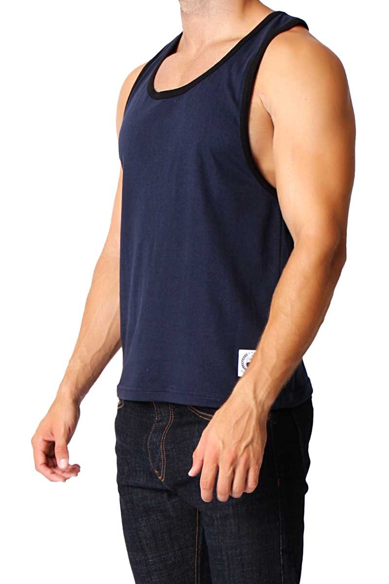 Timoteo Midnight Blue & Black Freedom Tank