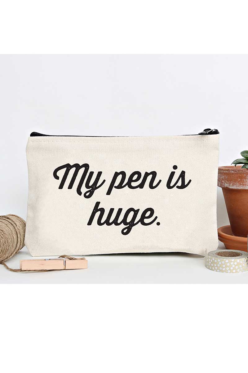 Towne 9 Huge Pen Zip Pouch